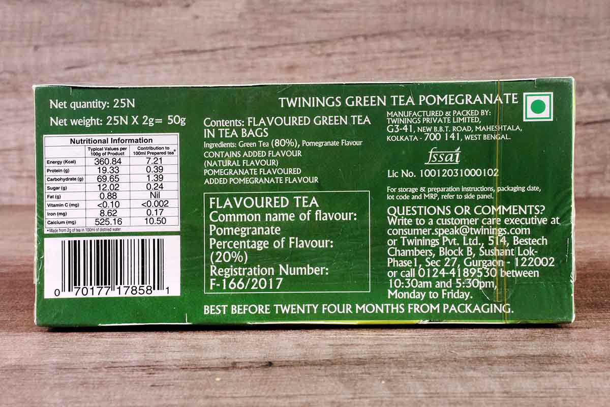 Twinings Pomegranate Green Tea 25 Bag