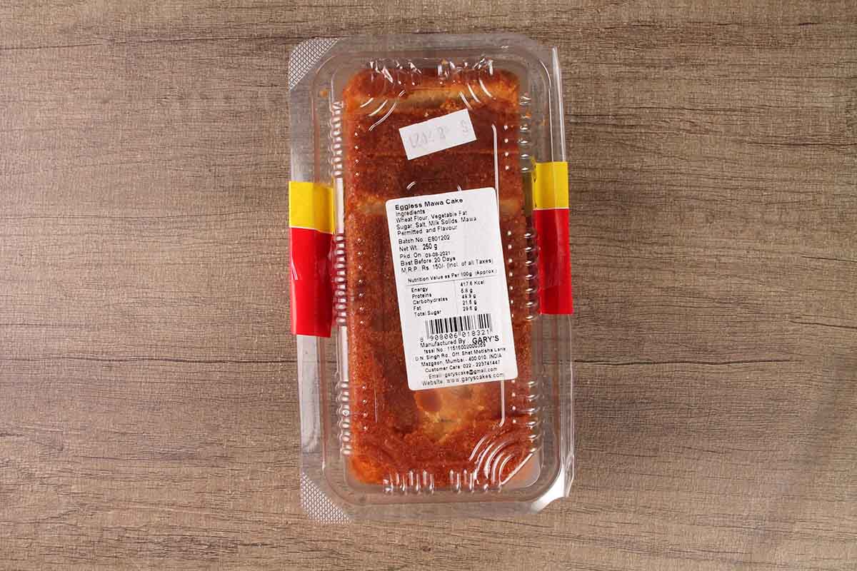 Garys Eggless Mawa Cakes 250 Gm