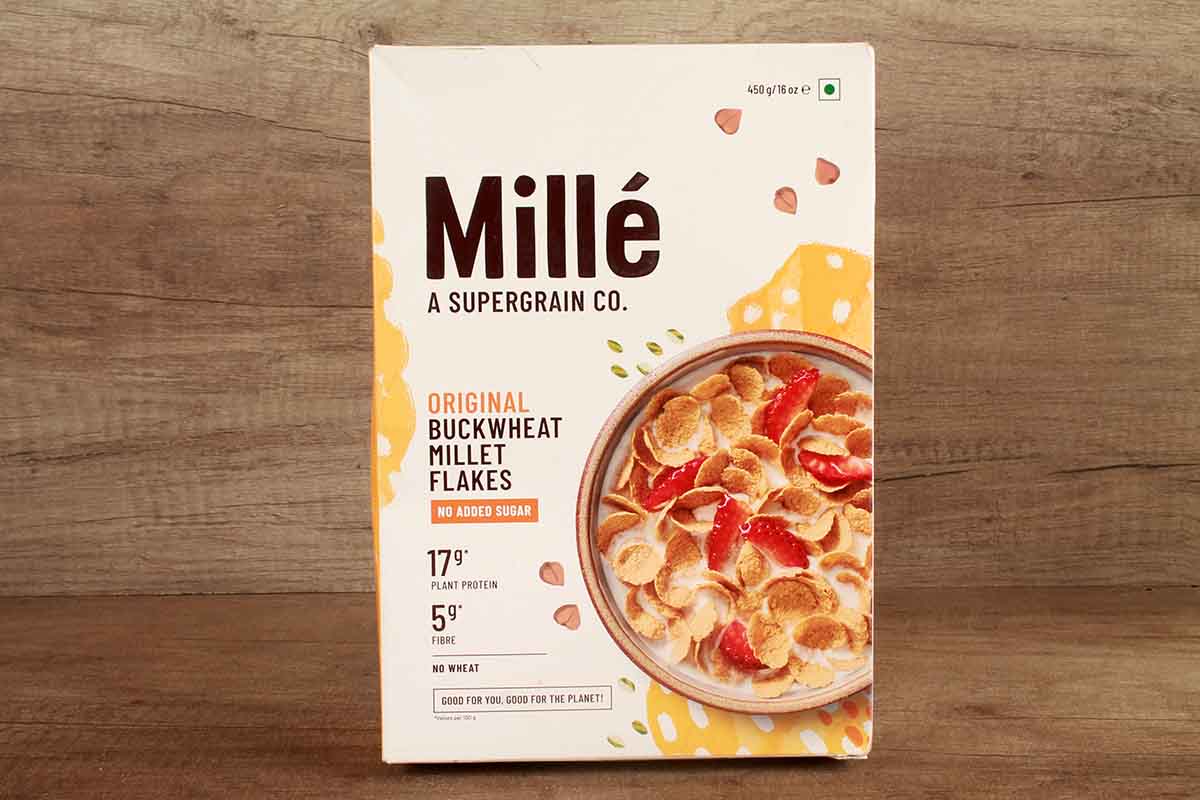 Mille Original Buckwheat Millet Flakes No Added Sugar 450 Gm