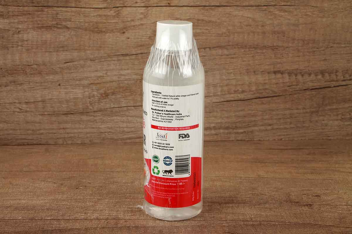 Dr Patkars White Vinegar For Salads And Cooking 200 Ml