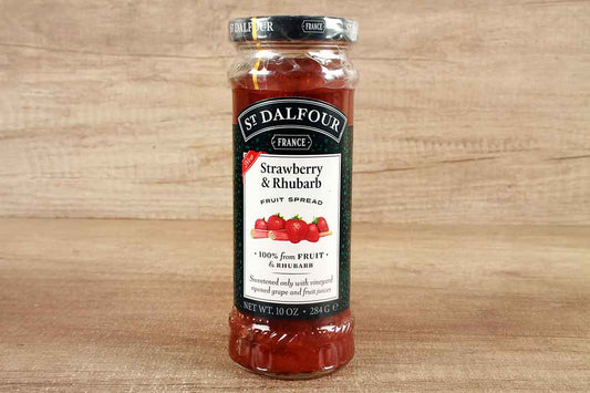 St Dalfour Strawberry & Rhubarb Fruit Spread 284 Gm