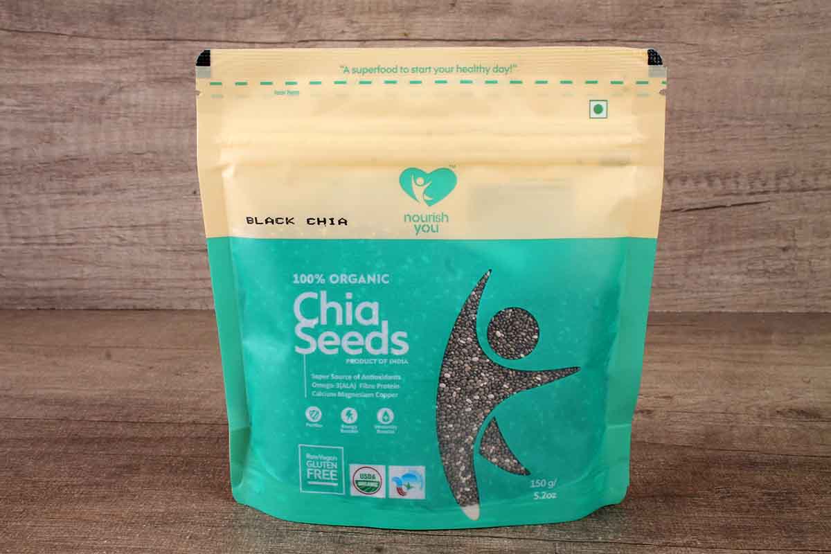 Nourish You Chia Seeds Black 150 Gm