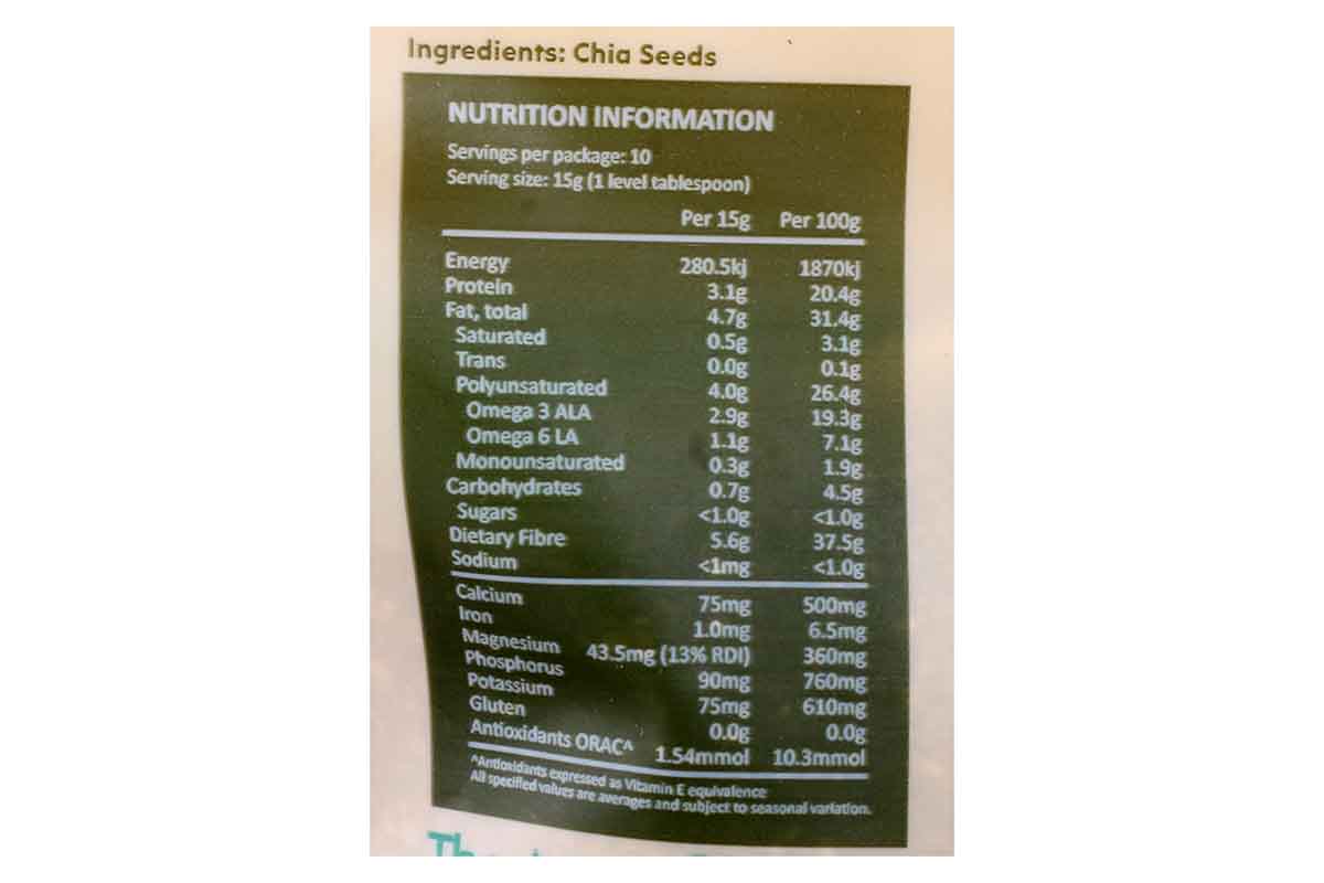 Nourish You Chia Seeds Black 150 Gm