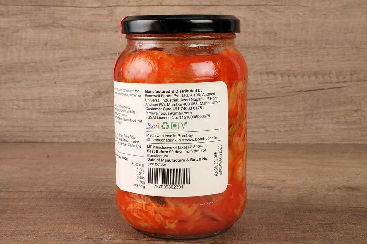 Bombucha Original Kimchi Napa Cabbage 450 Gm
