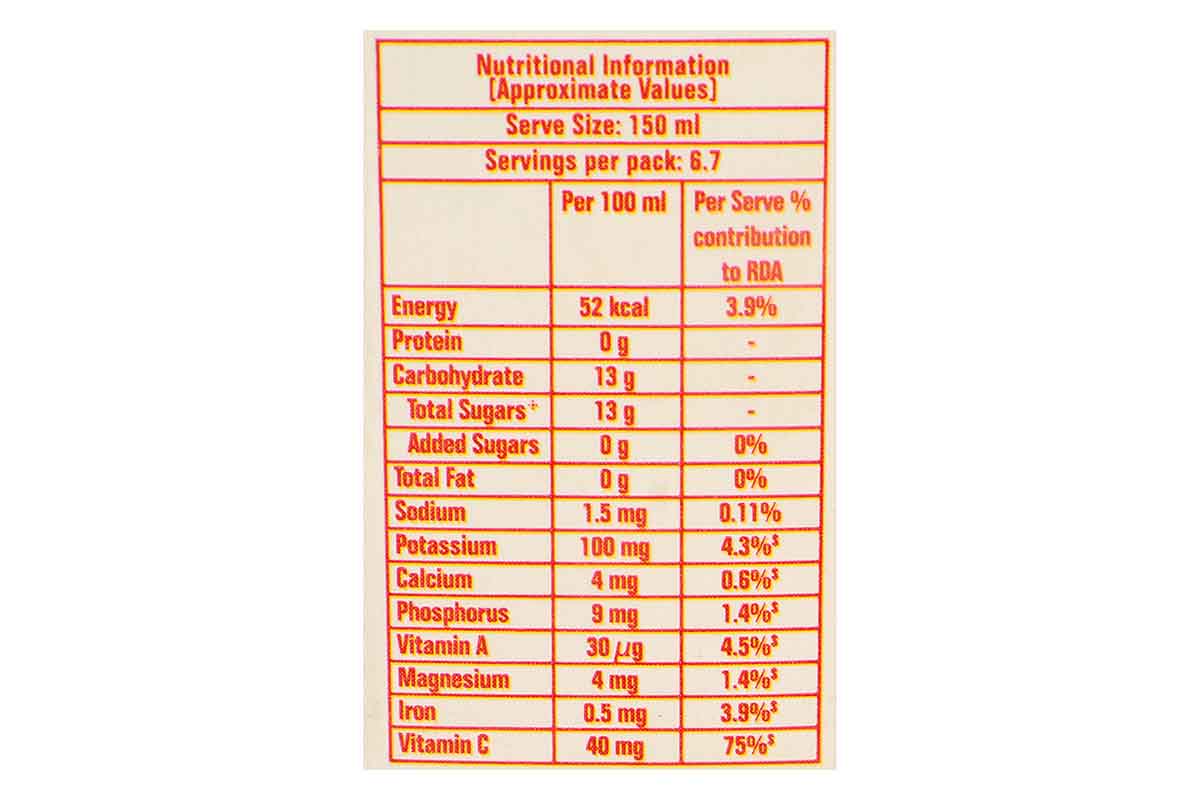 Real Active 100% Mix Fruit Juice No Added Sugar 1 Ltr