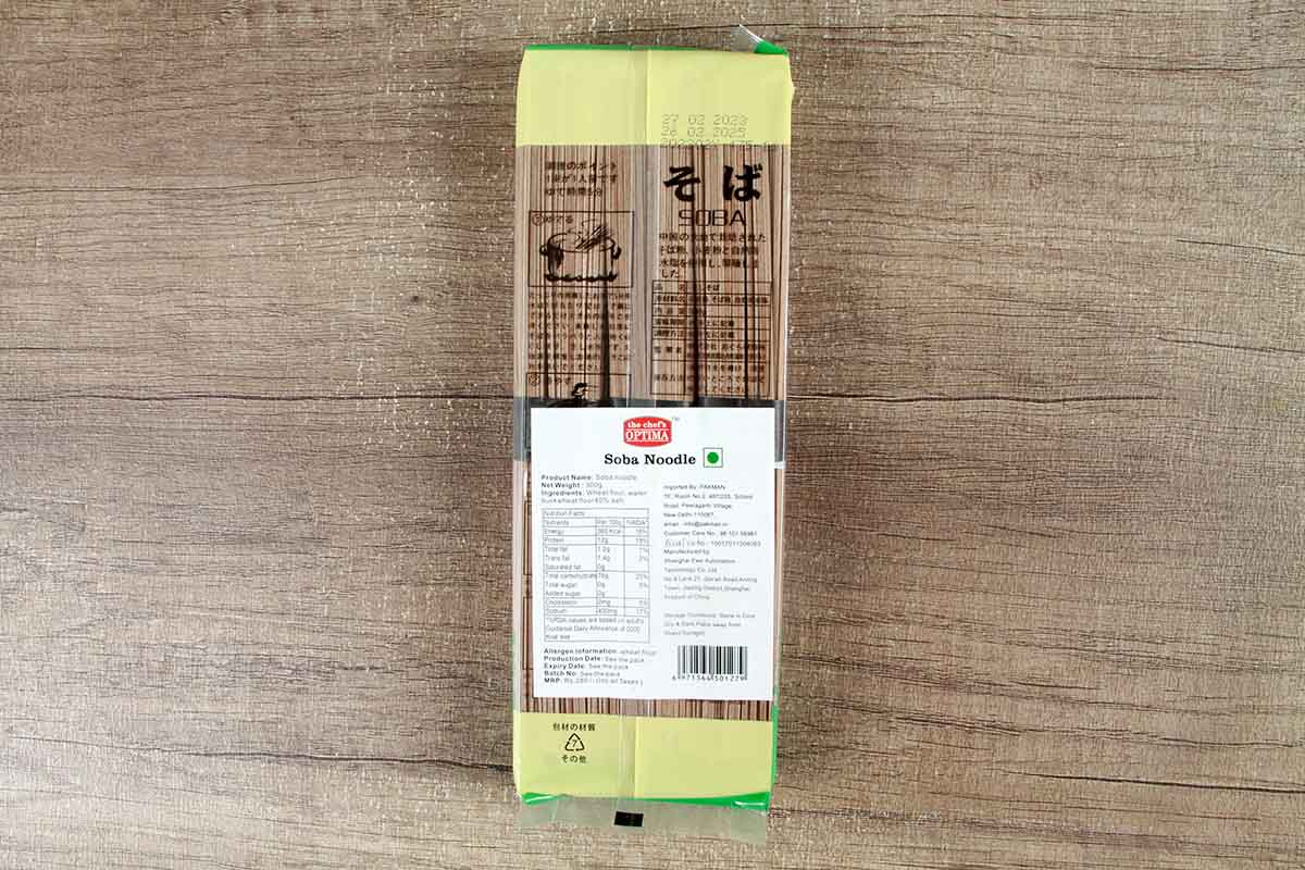 Green Label Buckwheat Soba Noodle 300 Gm
