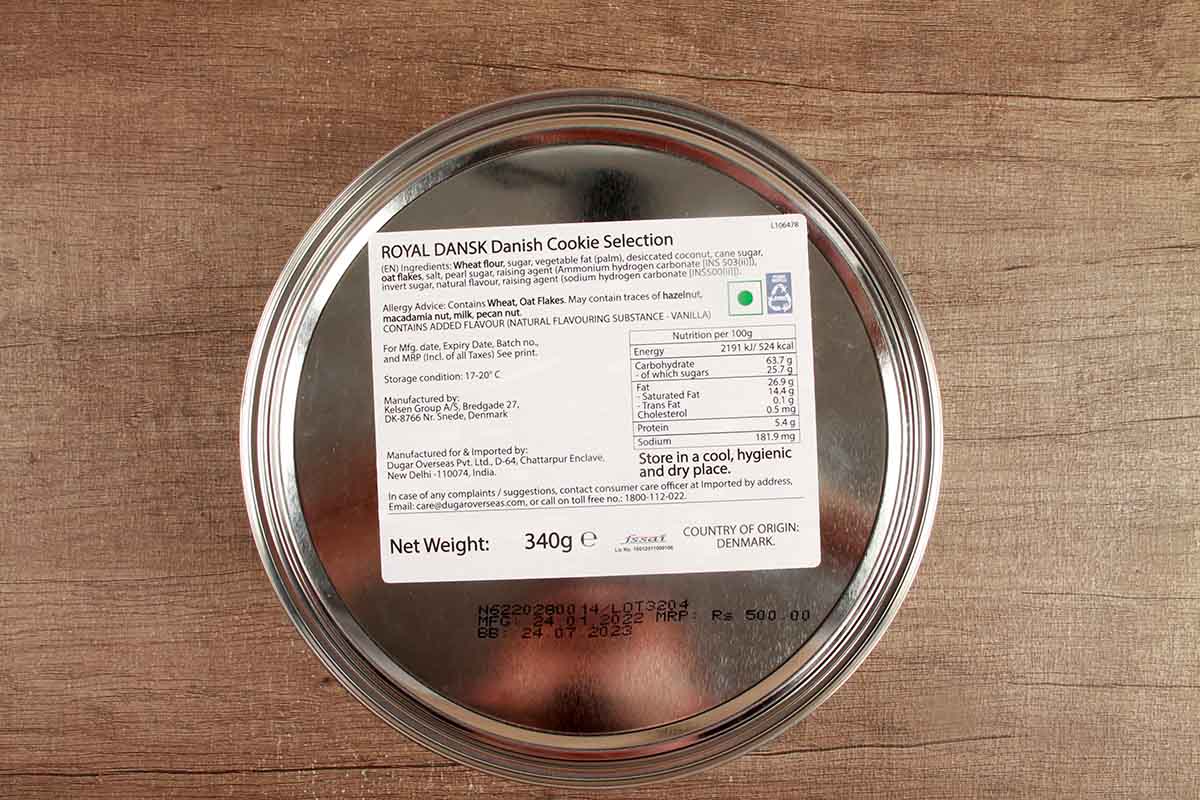 Royal Dansk Danish Selection Cookie 340 Gm