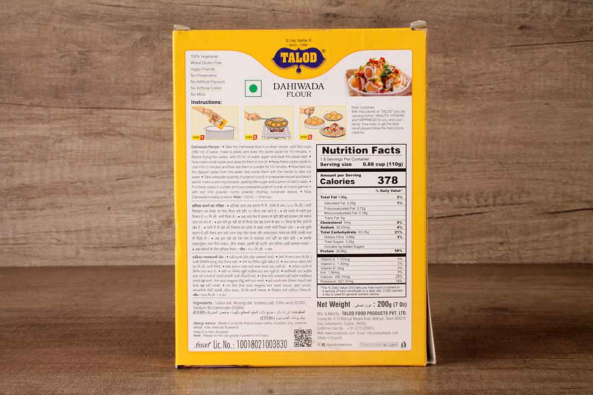 Talod Dahiwada Flour Mix 200 Gm