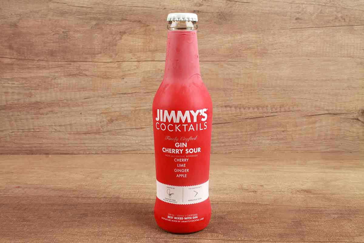Jimmys Cocktails Gin Cherry Sour 250 Ml