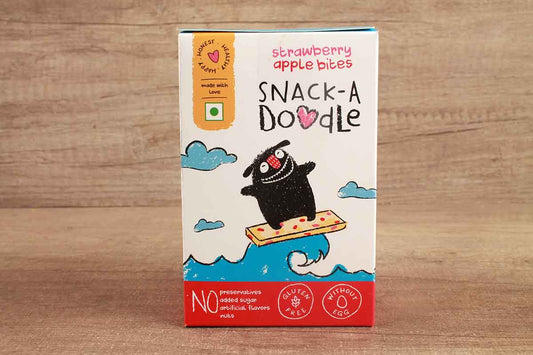 Snack A Doodle Strawberry Apple Bites No Preservatives 150 Gm