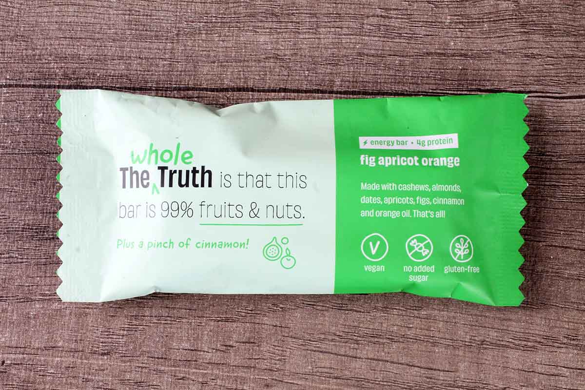 The Whole Truth Fig Apricot Orange Bar 40 Gm