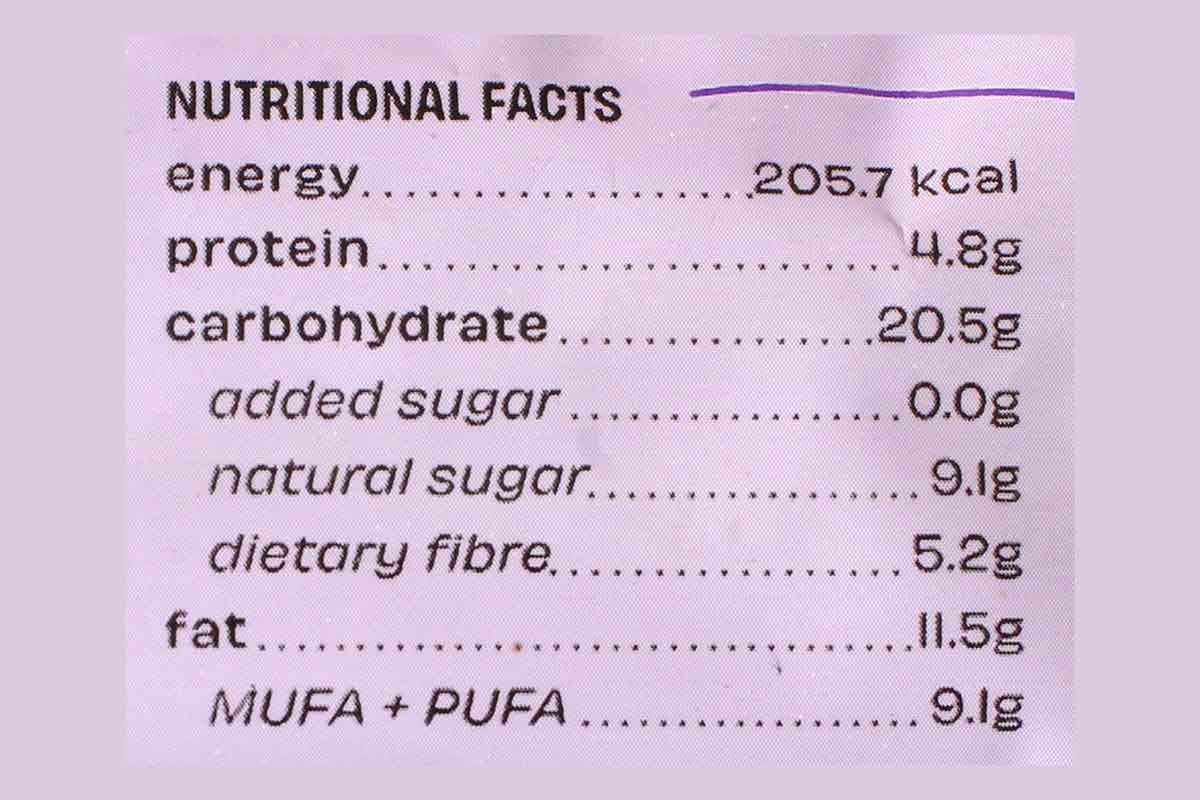 The Whole Truth Peanut Choco Fudge Bar 40 Gm