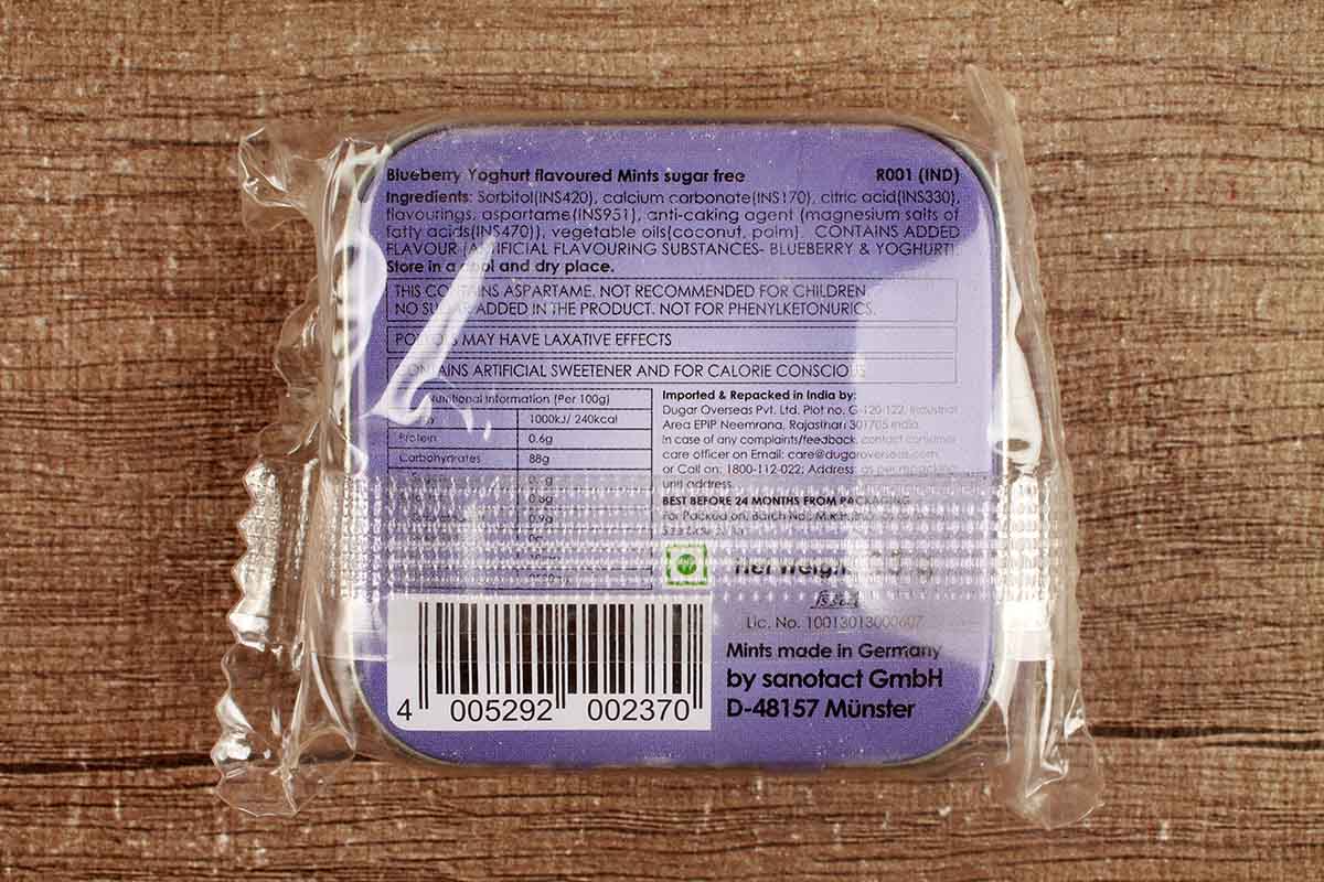 Impact Mint Blueberry Yoghurt Suger Free 15 Gm