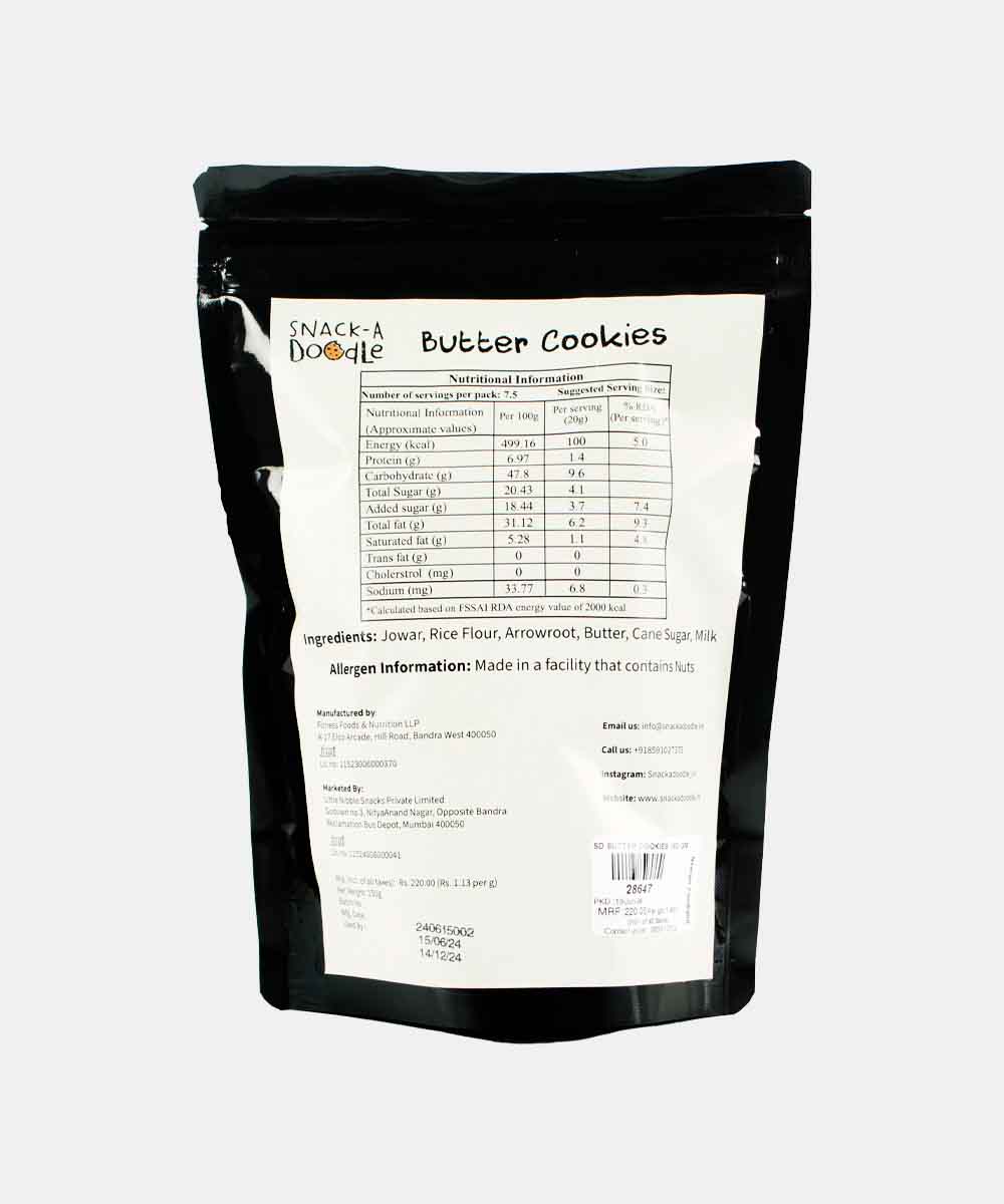 Snack A Doodle Butter Cookies 150 Gm