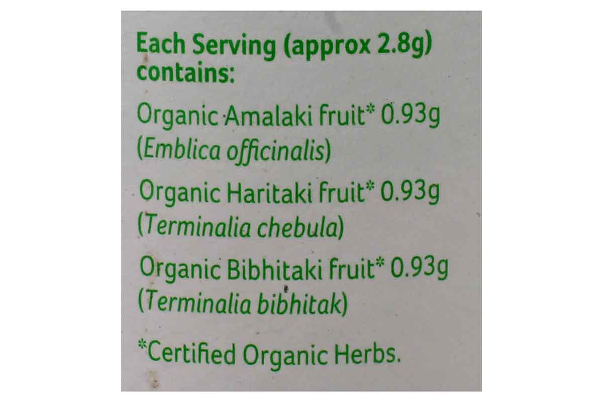 Organic India Triphala Powder 100 Gm