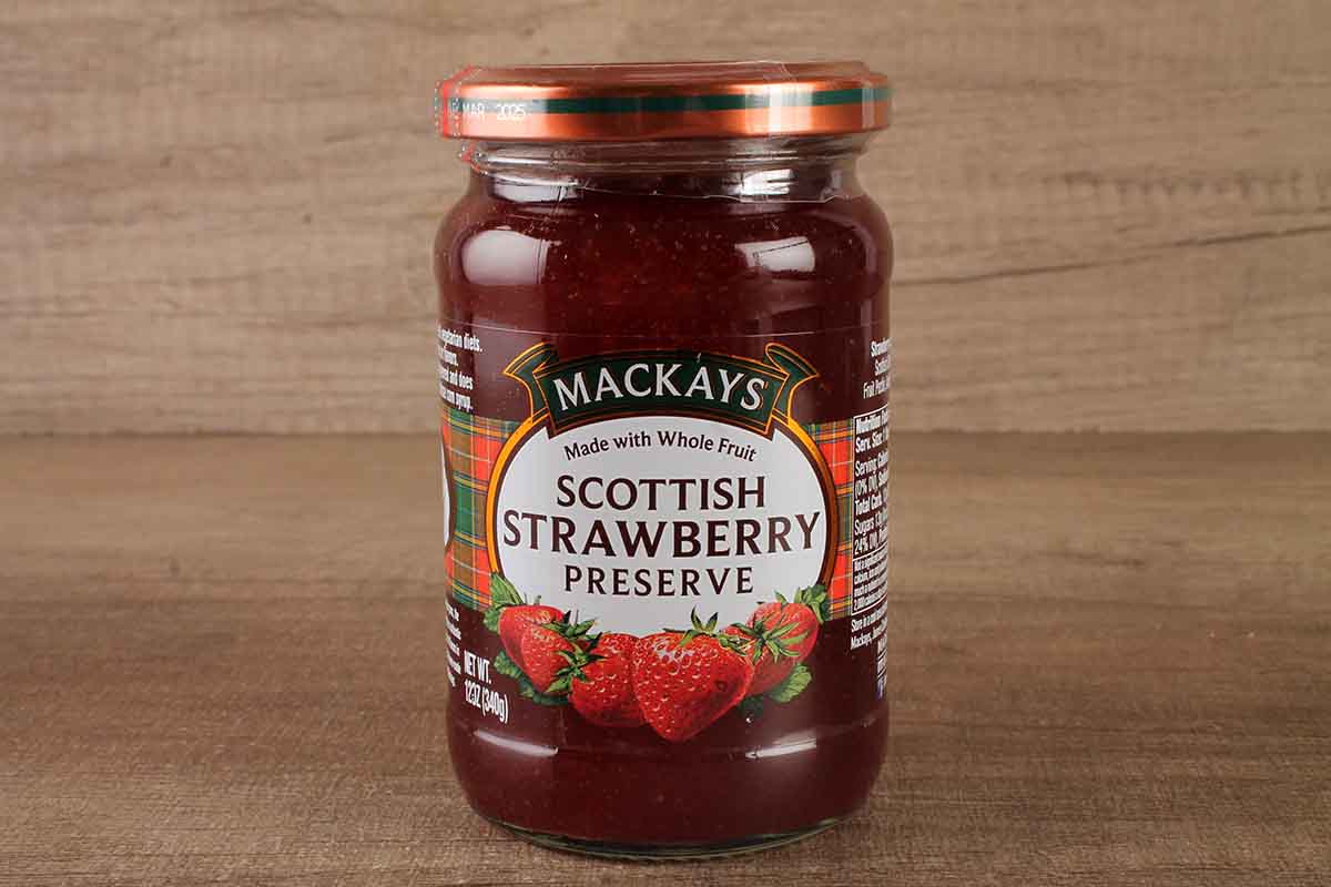 Mackays Scottish Strawberry Preserve Jam 340 Gm