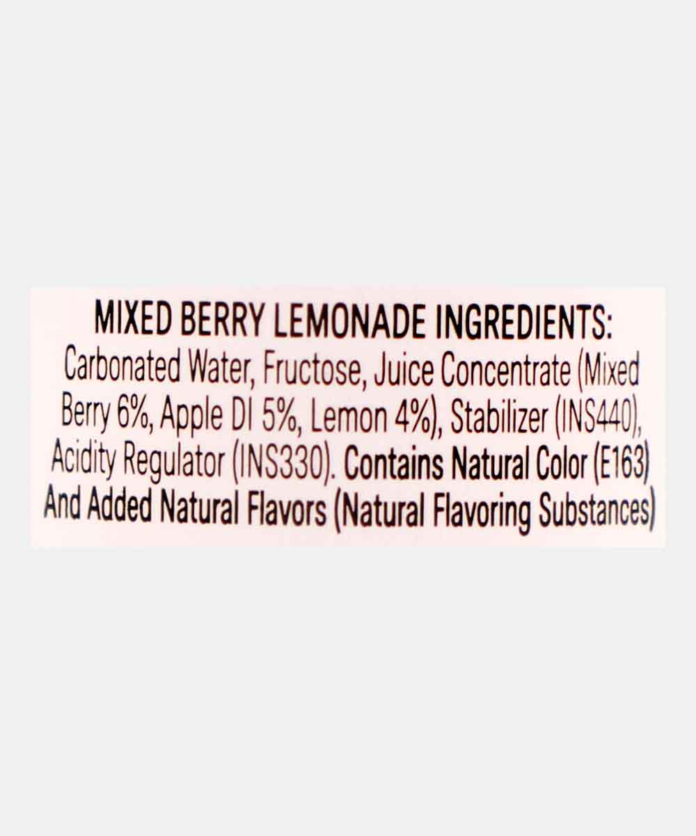 Sepoy & Co Mixed Berry Lemonade 200 Ml
