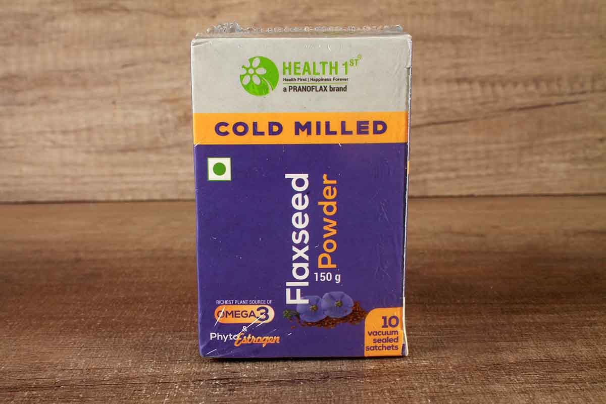 Health Cold Milled Flaxseed Powder 150 Gm 10 Pc
