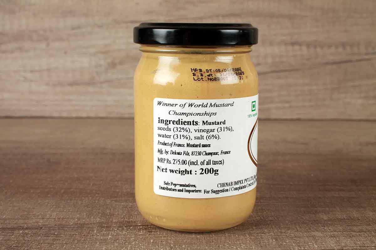 Delouis Fils Dijon Mustard 200 Gm