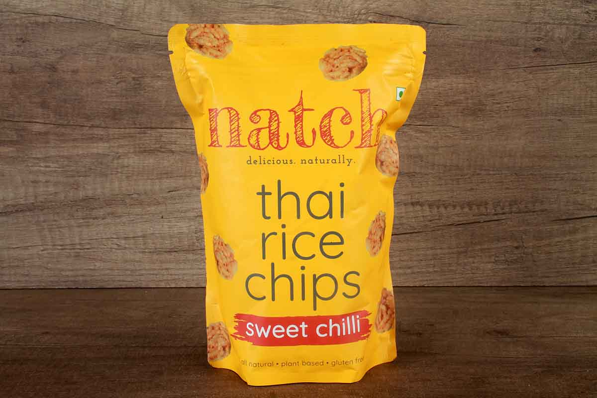 Natch Sweet Chilli Thai Rice Chips 100 Gm