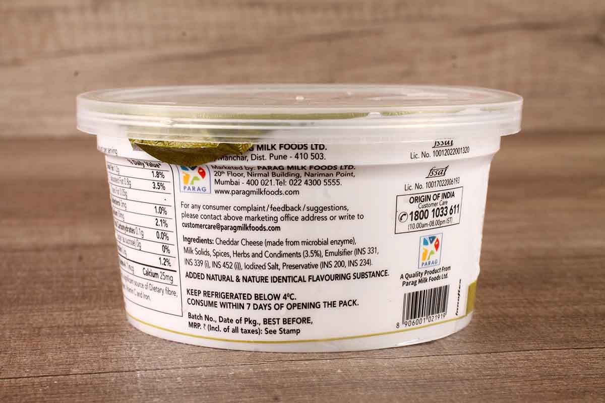Go Cheese Spread Olive Herbs 200 Gm