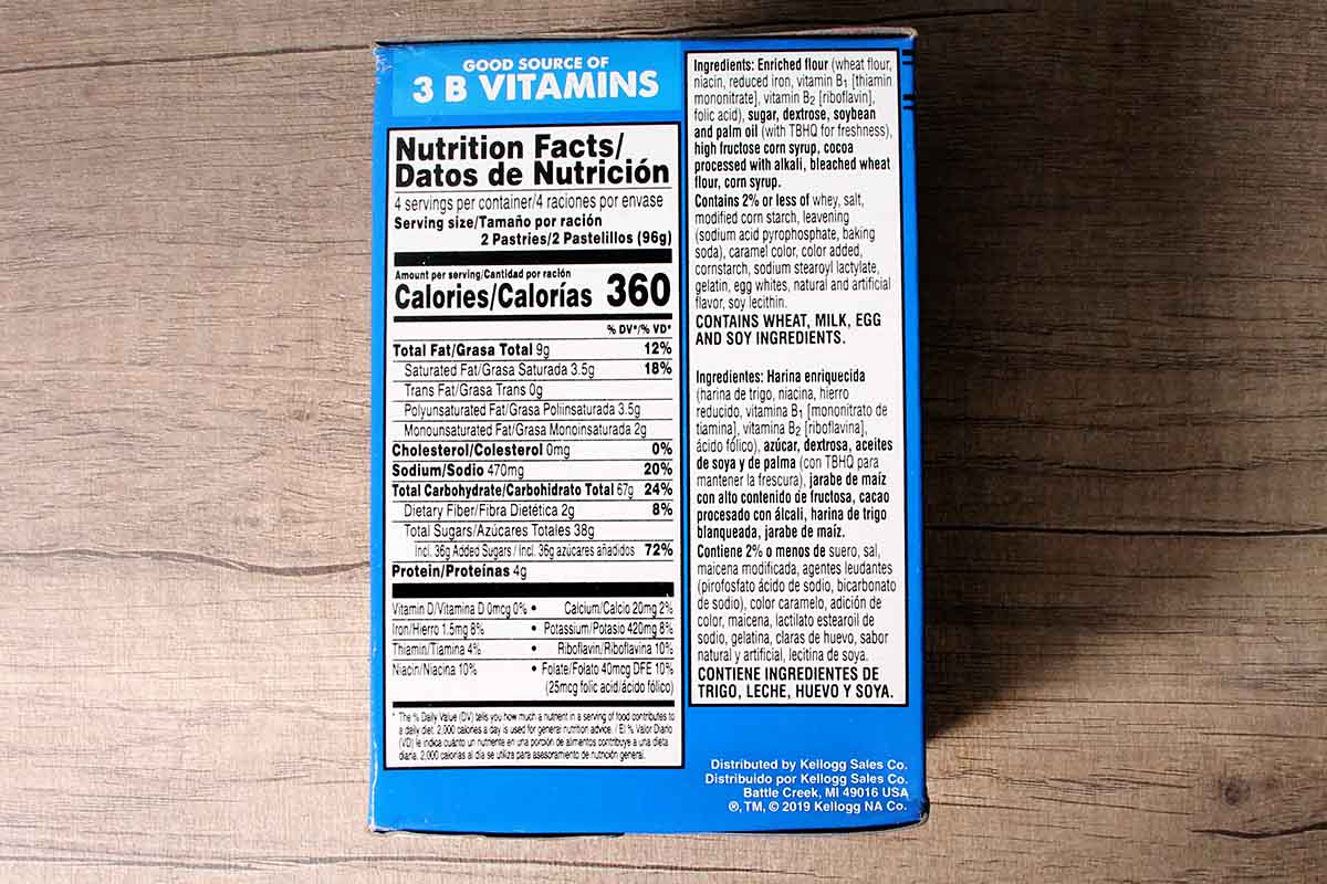 Pop Tarts Frosted Cookies & Creme Biscuits 384 Gm