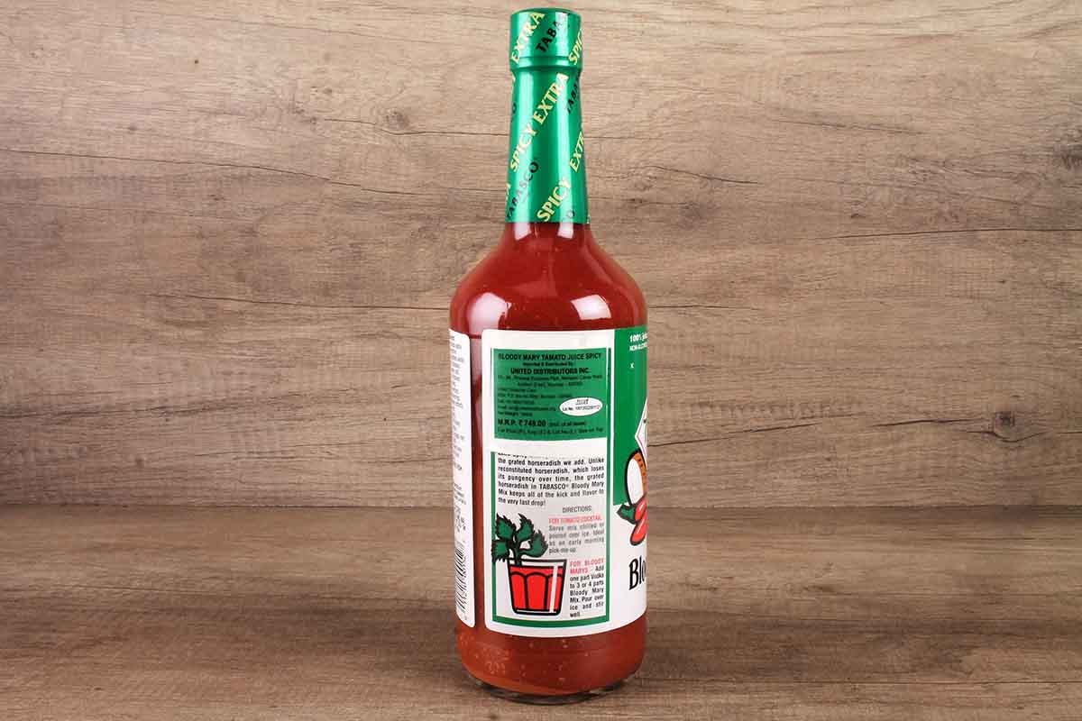 Tabasco Tomato Cocktail Extra Spicy Bloody Mary Mix 946 Ml