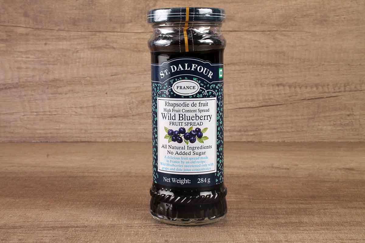 St Dalfour Wild Blueberry Jam 284 Gm