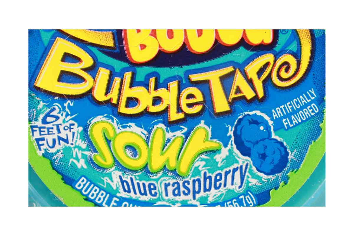 Hubba Bubba Bubble Tapo Sour Blue Raspberry Bubble Gum 56.7 Gm