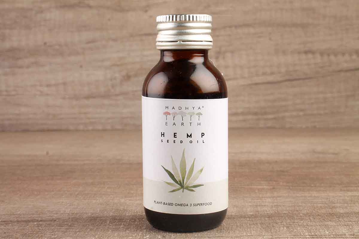 Madhya Earth Hemp Seed Oil 60 Ml