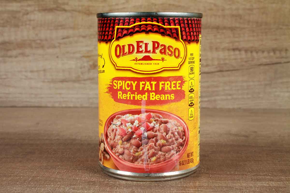Old El Paso Spicy Fat Free Refried Beans 453 Gm