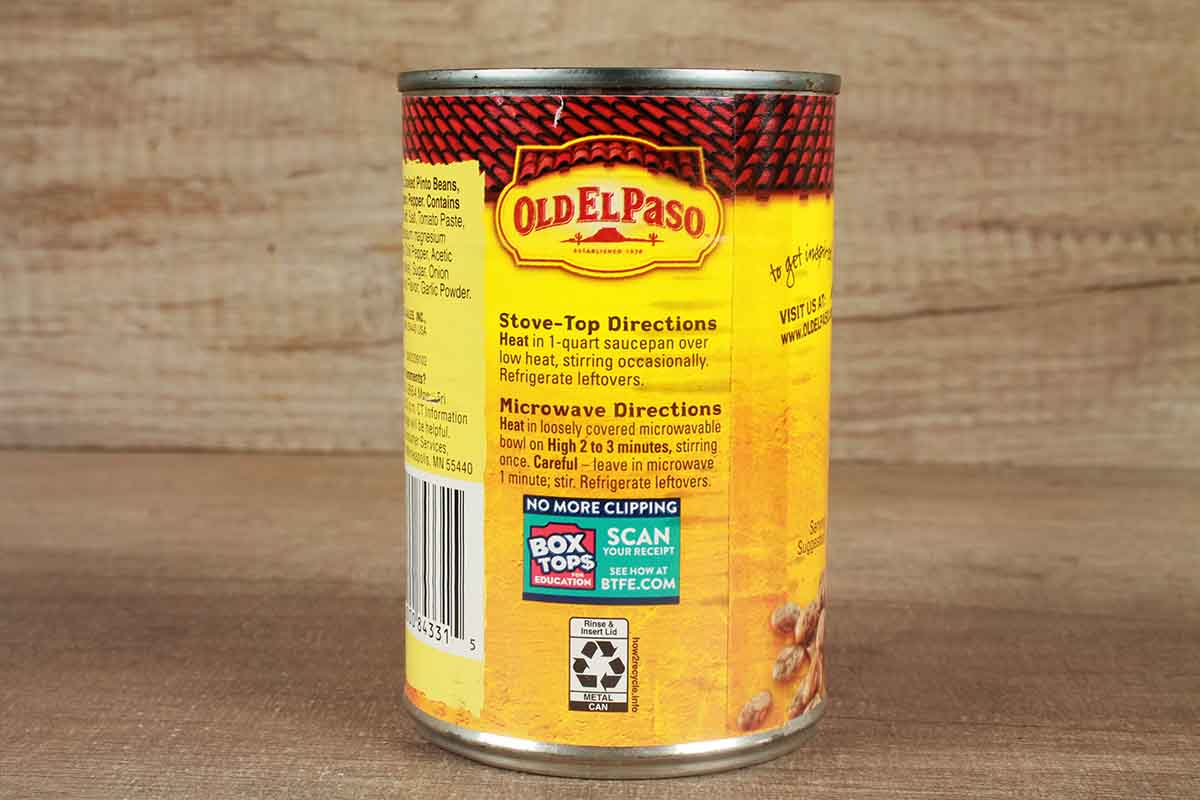 Old El Paso Spicy Fat Free Refried Beans 453 Gm