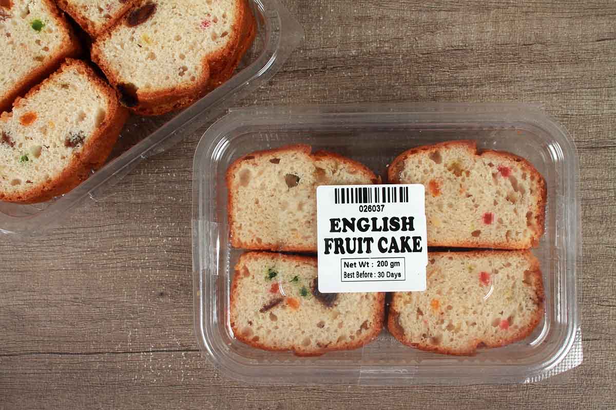 Eggless English Fruit Cake 200 Gm