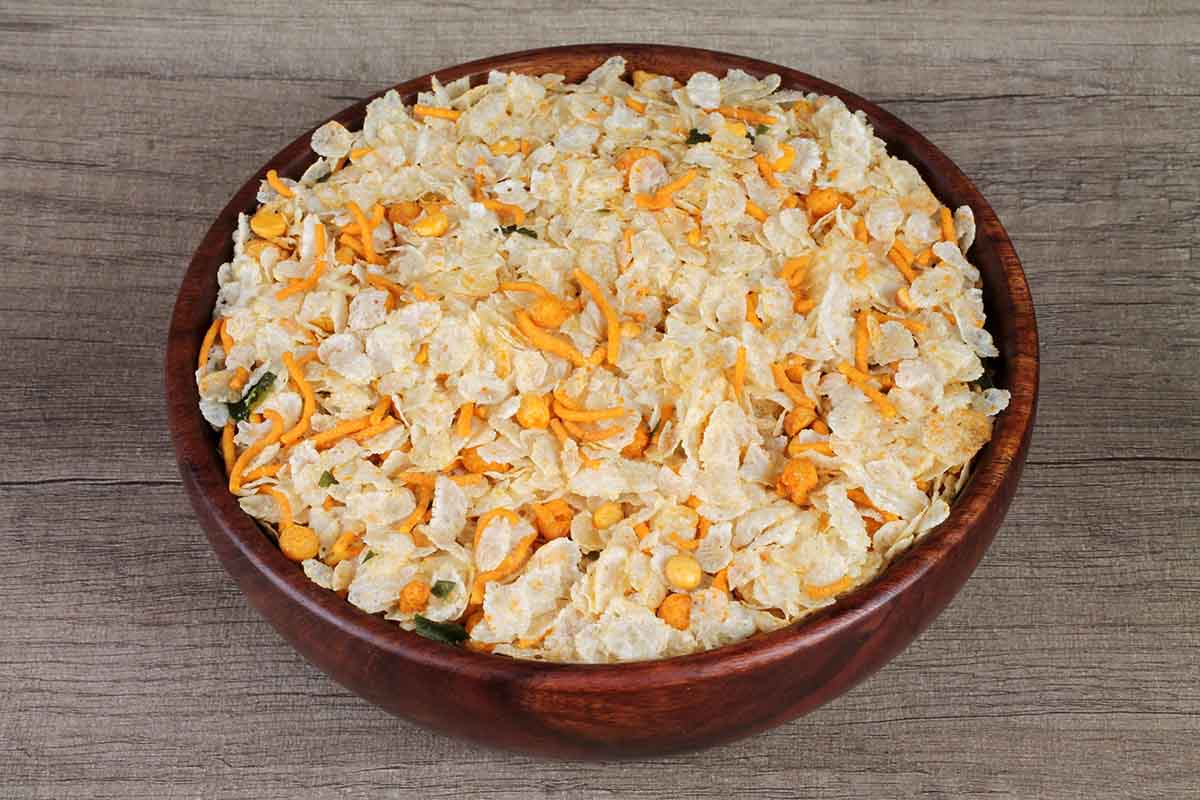Less Oil Rice Flakes Chivda 200 Gm