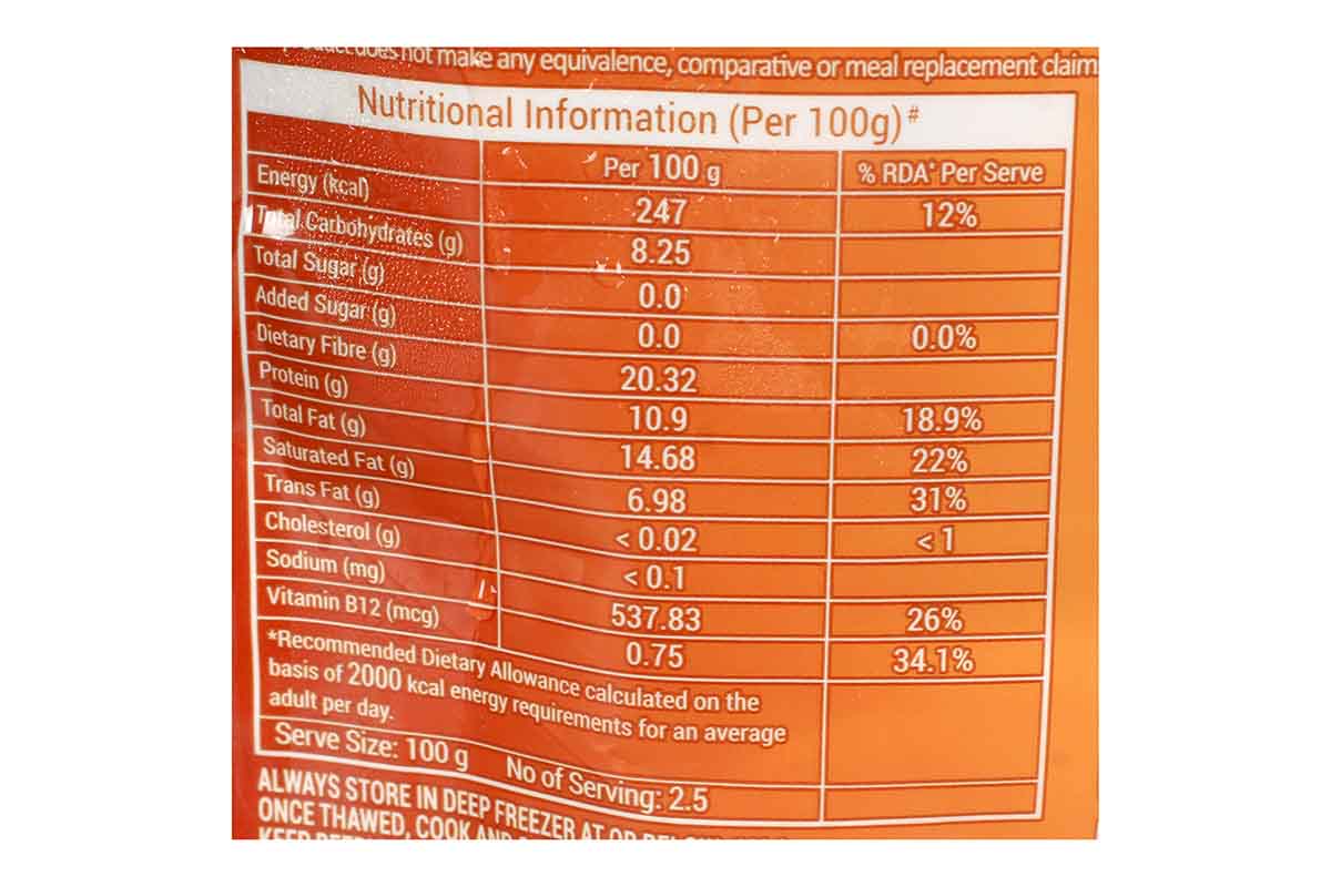 Blue Tribe Chicken Sausage Plant Based 250 Gm