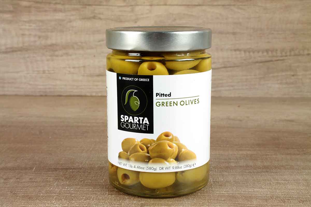 Sparta Gourmet Pitted Green Olives 580 Gm