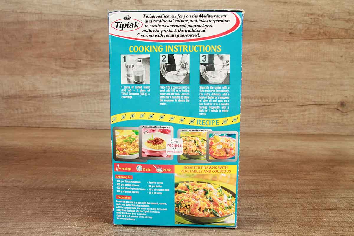 Tipiak Couscous 500 Gm