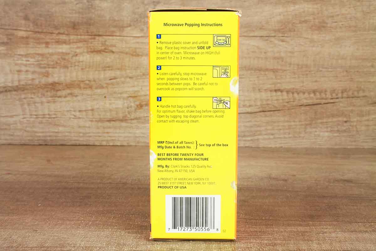 American Garden Popcorn Butter 273 Gm