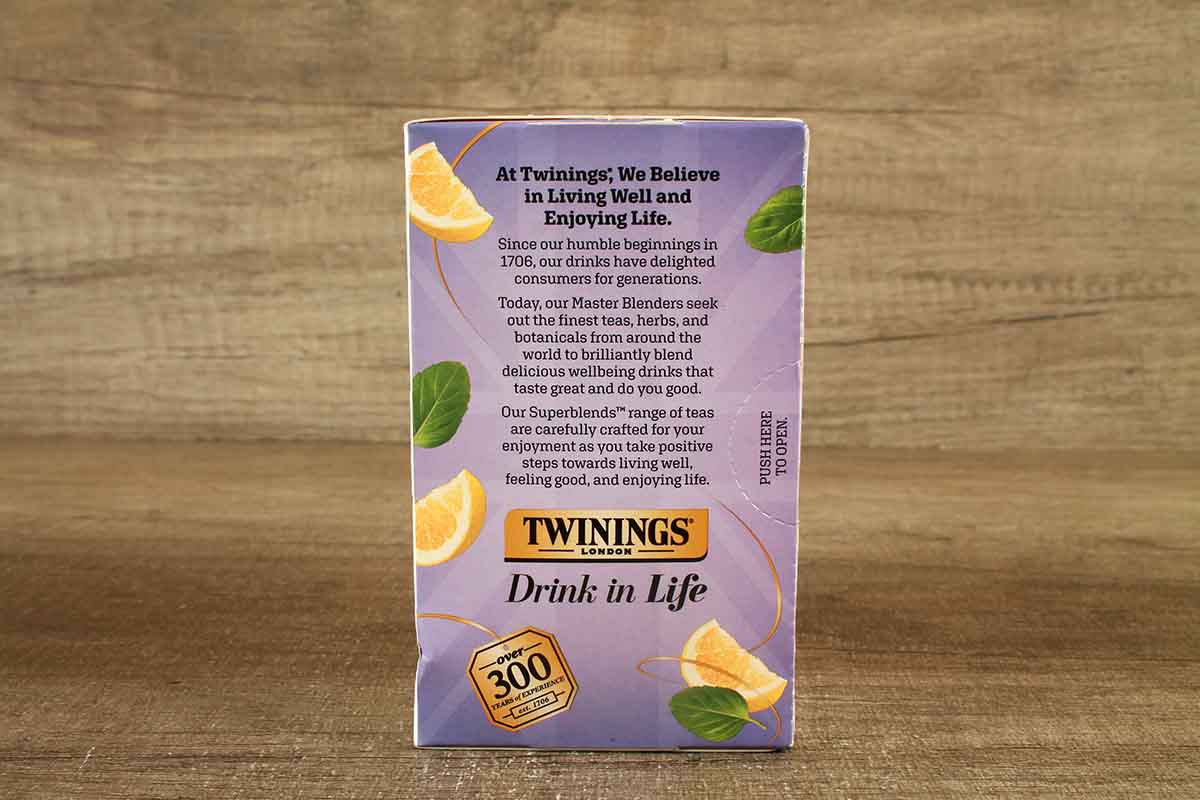 Twinings Adaptogens Detox Grapefruit & Basil Green Tea 18 Bag