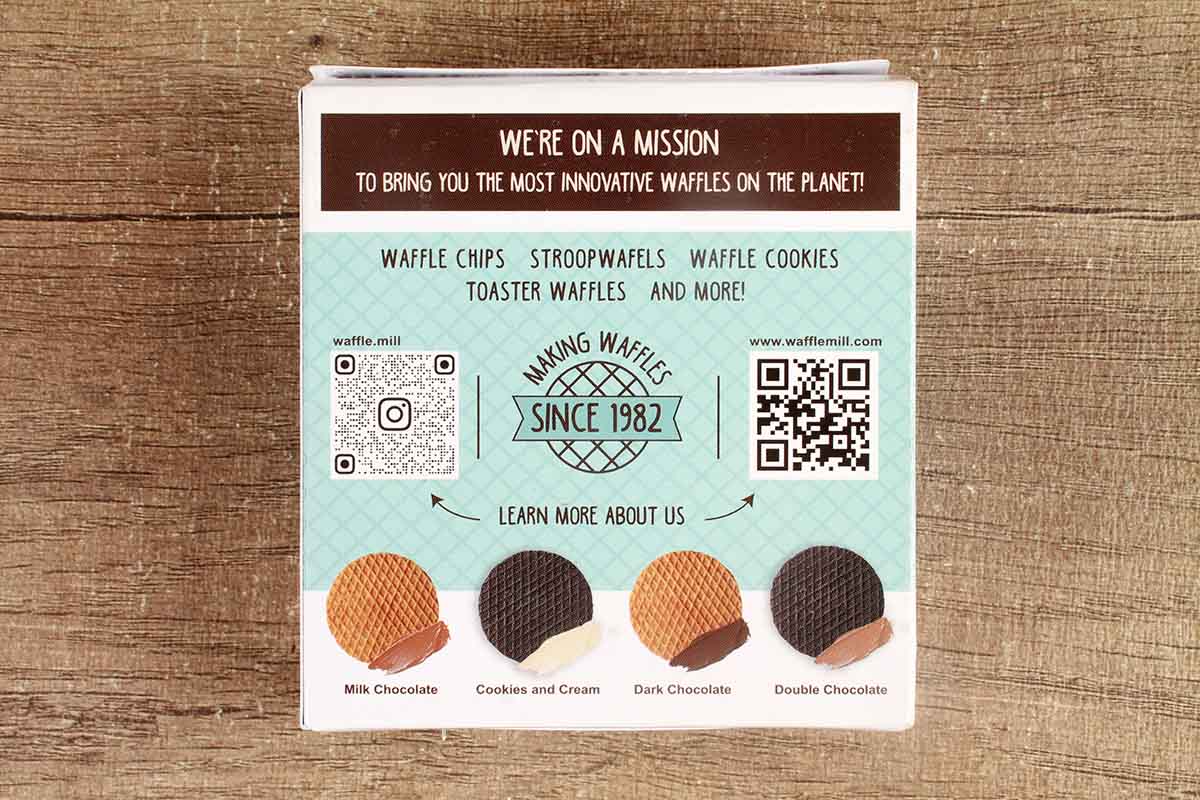 Waffle Mill Waffle Cookies And Cream 175 Gm