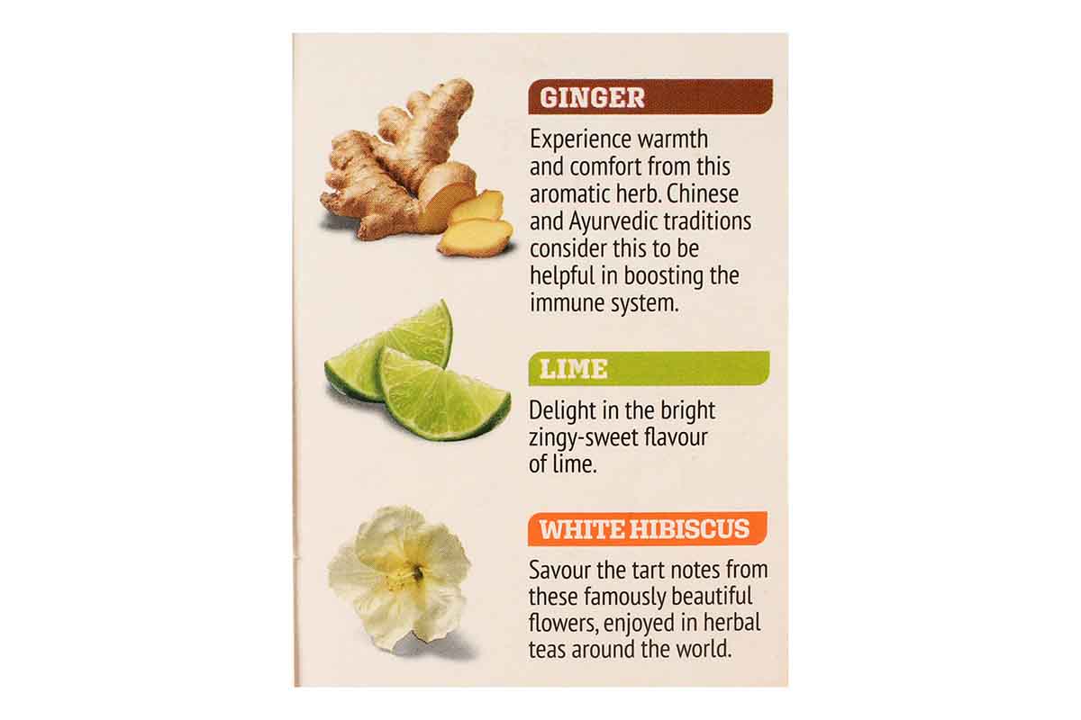Twinings Supportive Ginger Lime & Ginger Green Tea 18 Bags