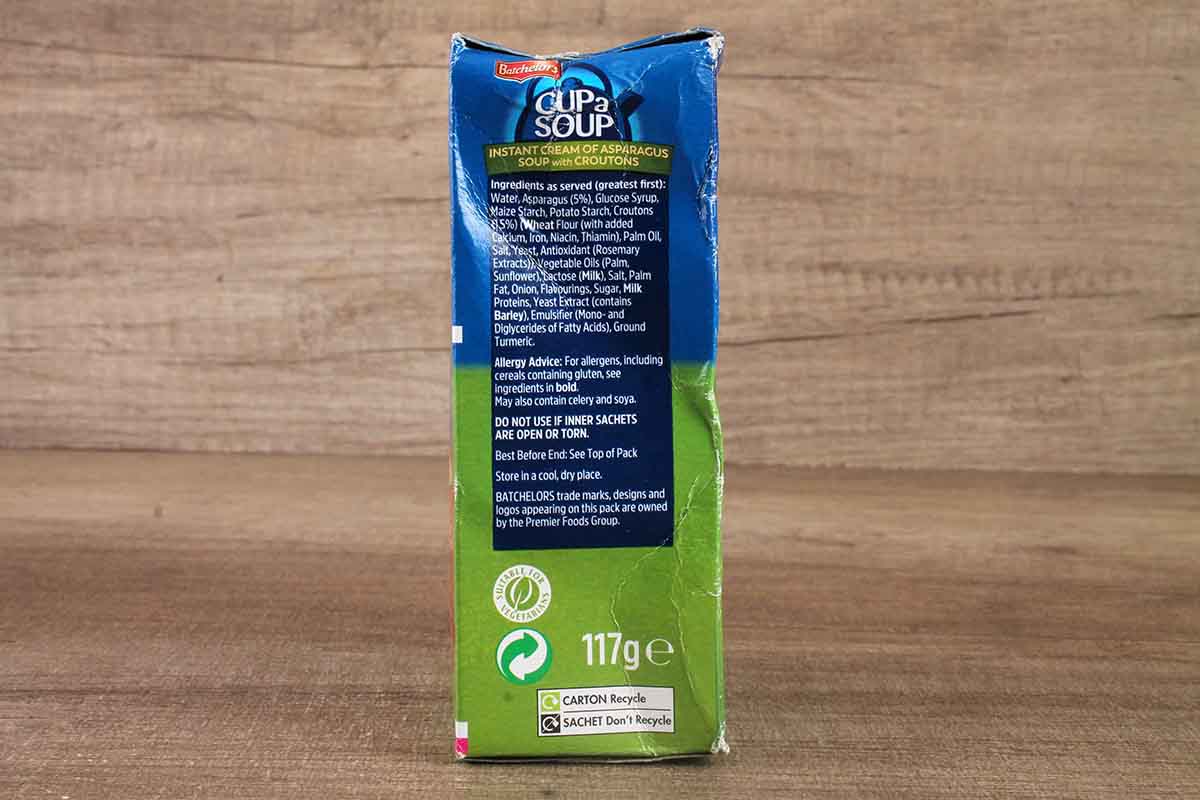 Batcheiors Cream Of Asparagus Cuppa Soup 117 Gm
