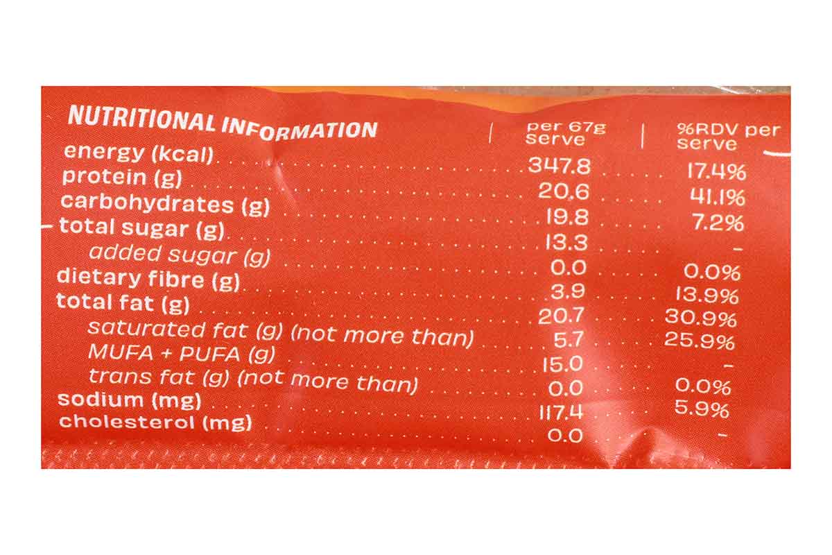 The Whole Truth Peanut Cocoa No Added Sugar Protein Bar 67 Gm