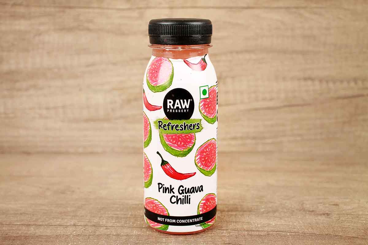 Raw Pressery Refreshers Pink Guava Chilli Juice 200 Ml