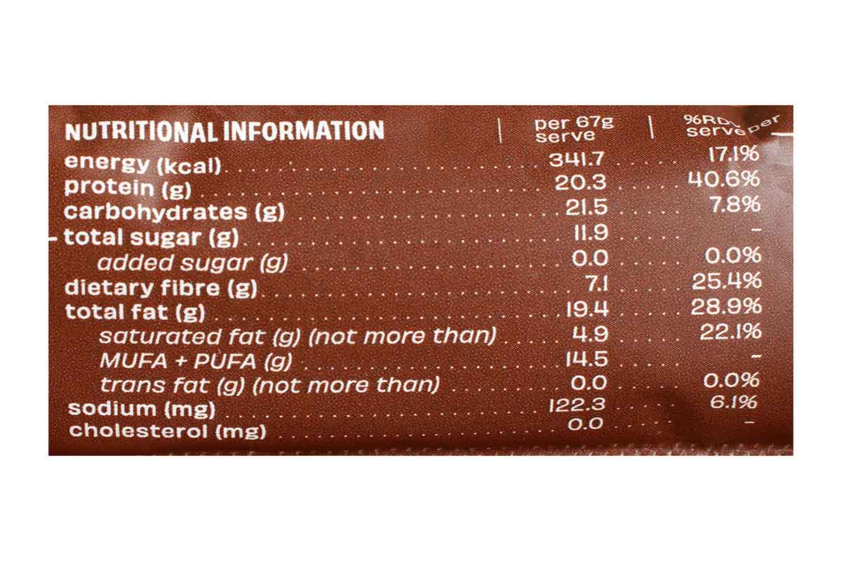 The Whole Truth Coffee Cocoa No Added Sugar Protein Bar 67 Gm