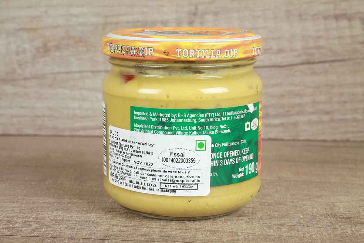 Cantina Mexicana Dip For Tortillla Chips Guacamole Dip 190 Gm