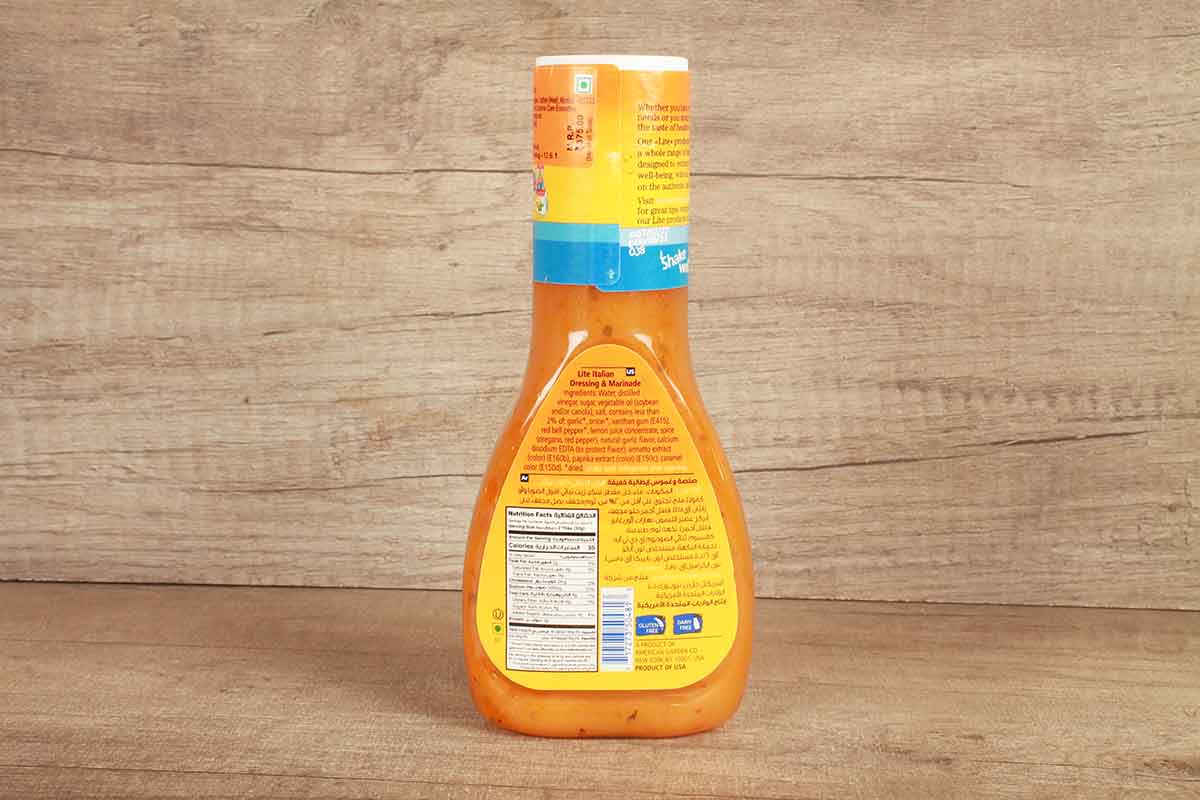 American Garden Lite Italian Dressing & Marinade 267 Ml