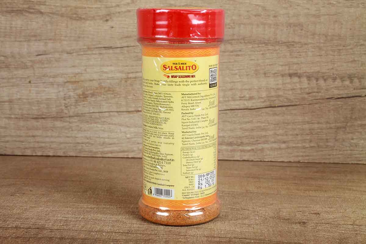 Tex Mex Salsalito Wrap Seasoning Mix 80 Gm