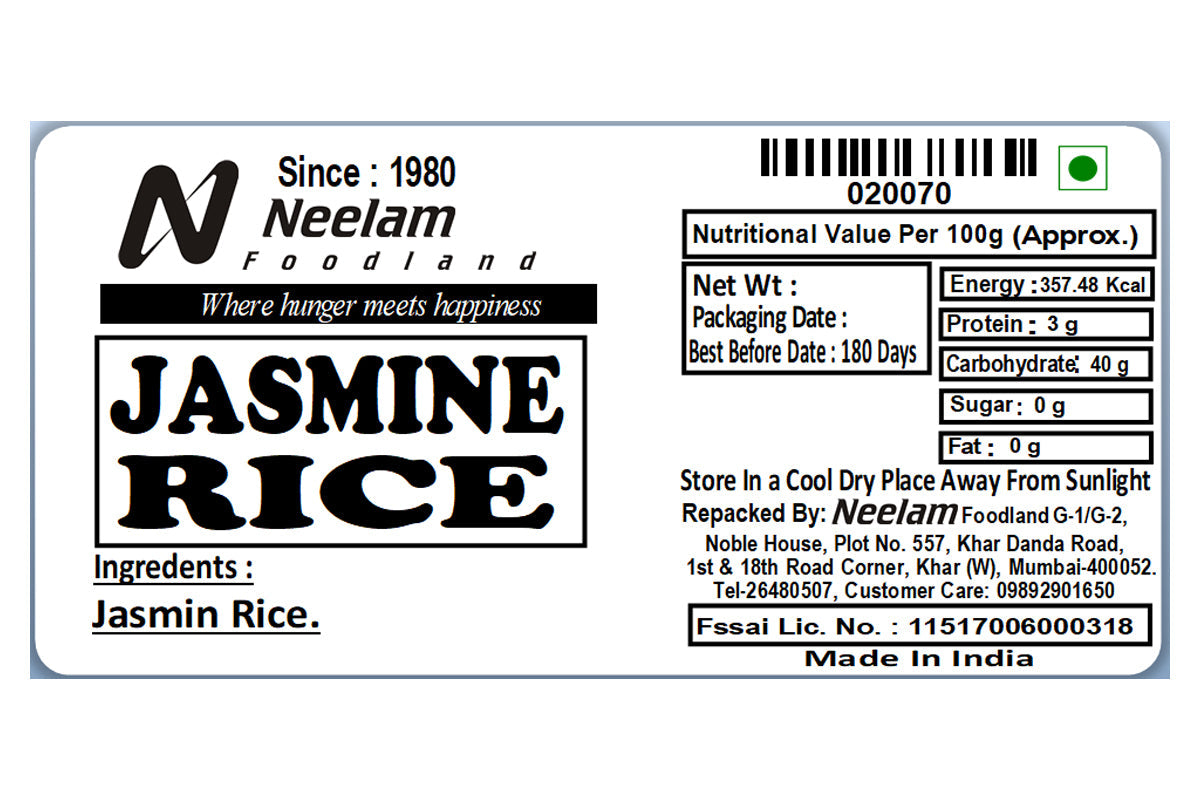 Japanese Grade A Jasmine Rice 1 Kg