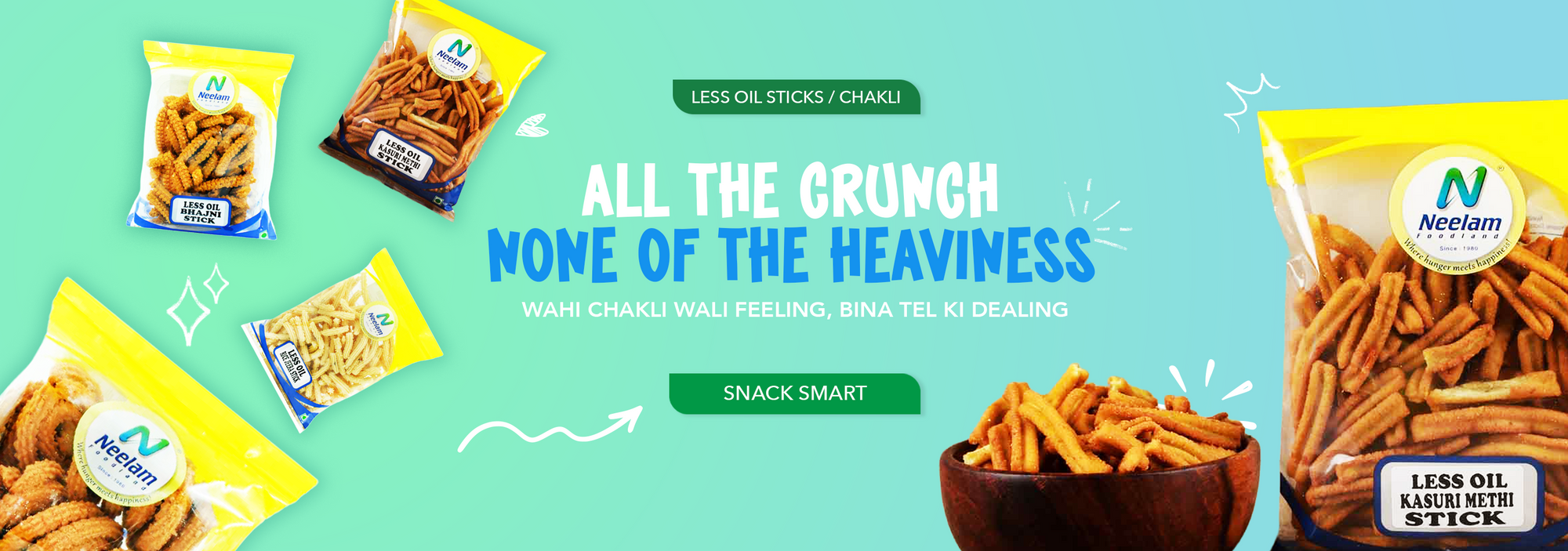 Less Oil Sticks / Chakli